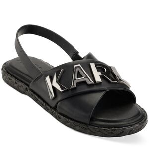 Karl Lagerfeld Paris Charla Espadrille Slingback strap Sandals NWOB